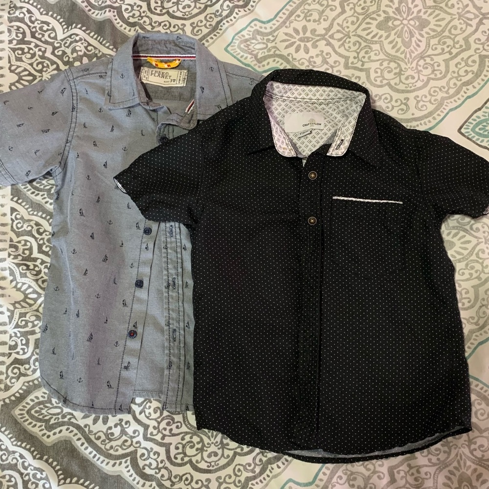 Boys Button Up Dress Shirts